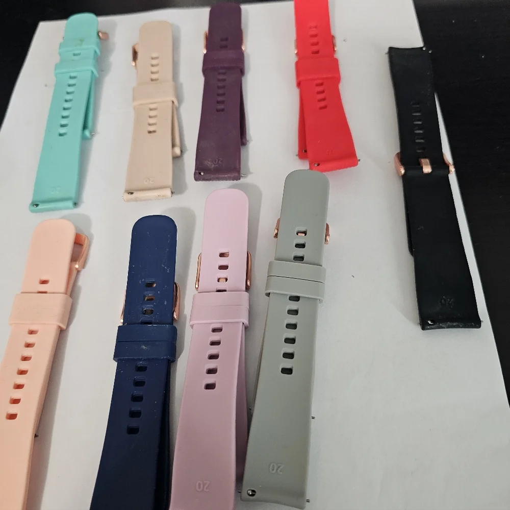 Silicone Wrist Band Compatible with Samsung Galaxy Watch 42 mm SM-R810 - R815
